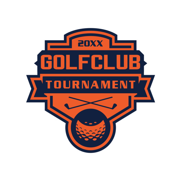 Golf club Tournament logo template 02 Thumbnail