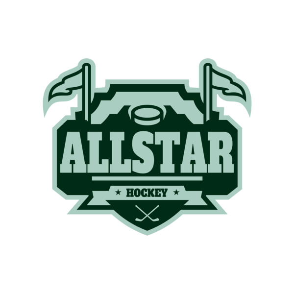 All Star Hockey Tournament logo template 02 Thumbnail