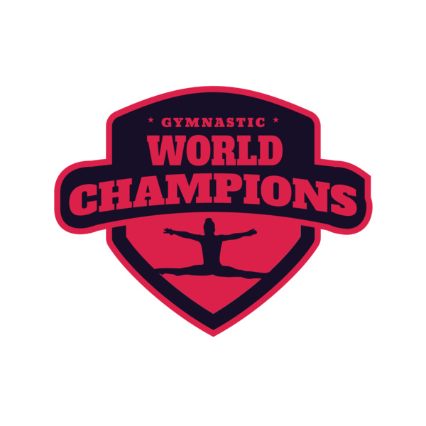 Gymnastic World Champions logo template Thumbnail